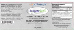 Close up of SynaptaGenX tablets highlighting precise dosing for mindful energy