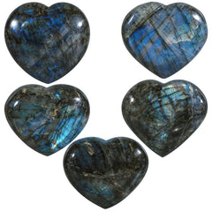 Nupuyai polished heart stone used in meditation and rituals.