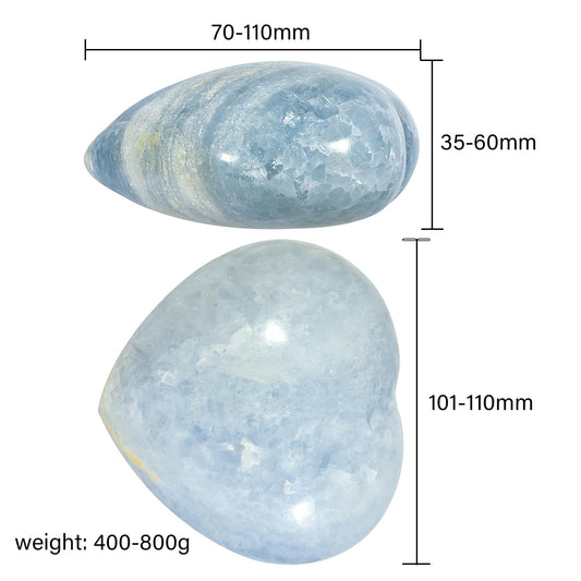 Nupuyai heart stone with pouch and box ready for gifting or storage
