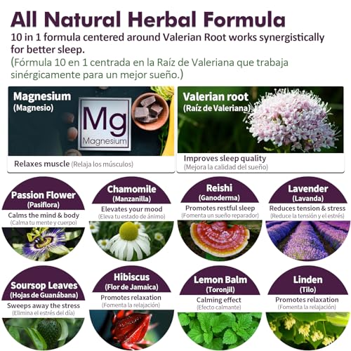 Nurbetoxa calming herbs including lavender and chamomile for relaxation.