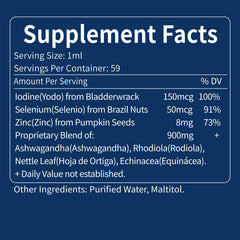 Nurbetoxa drops mixed in water for a simple daily routine