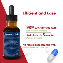 Pouring Nurbetoxa drops into water demonstrates easy daily use.