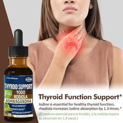 Nurbetoxa thyroid drops dropper dispensing liquid dose for easy daily use