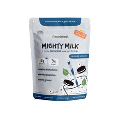 Nurished Cookies & Cream Mighty Milk bottle ready for daily nutrition