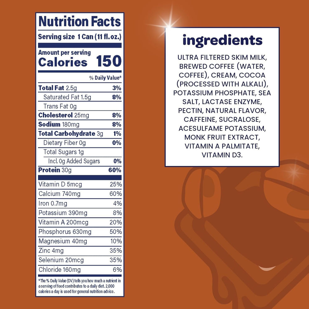 Nurri Ultra Filtered Milk Shake creamy texture with lactose-free option.