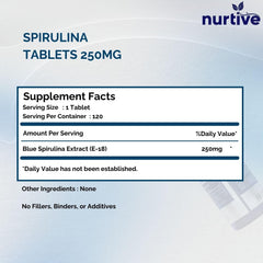 Package display highlights clean-label philosophy and blue spirulina simplicity