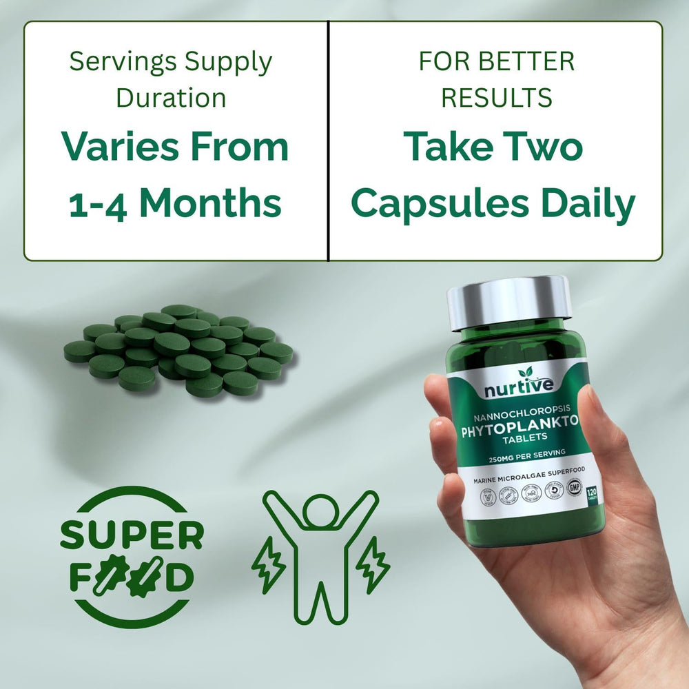 NURTIVE Nannochloropsis tablets lifestyle setup for simple daily ritual