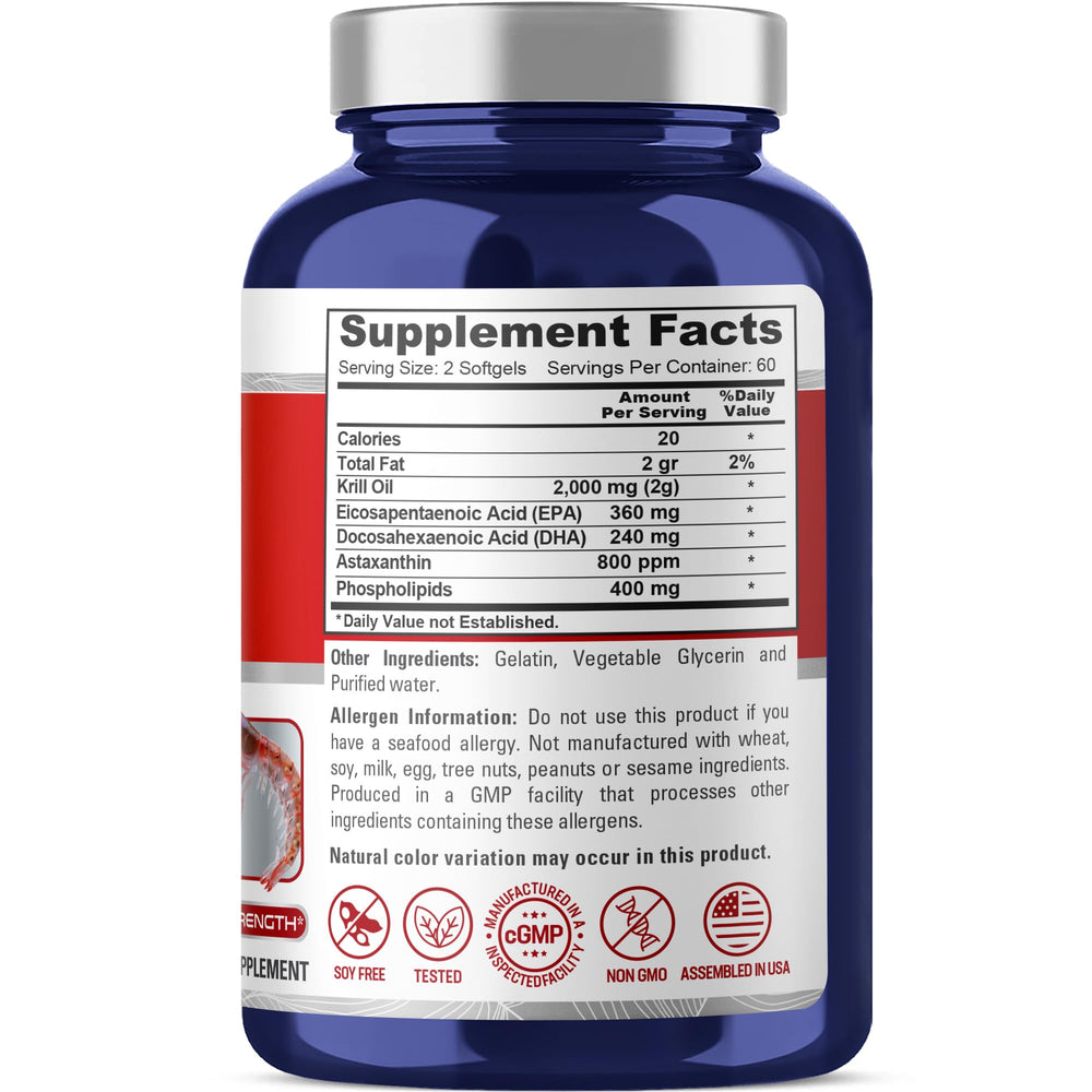 NusaPure Antarctic Krill Oil EPA/DHA molecule illustration