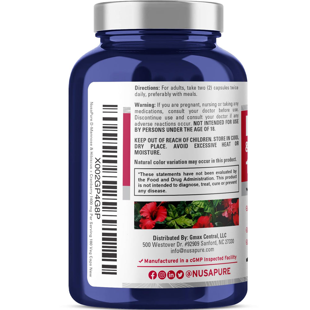 Hibiscus flowers highlighting natural ingredients in NusaPure formula