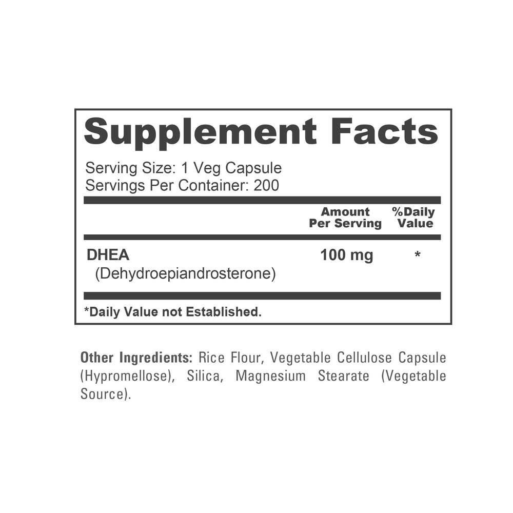 NusaPure DHEA 100mg packaging box displayed for easy shopping.