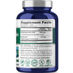 NusaPure DHM 1000mg bottle label close-up highlighting vegan non-GMO formula