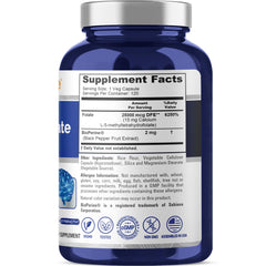 NusaPure L-Methylfolate 15mg capsules inside bottle for vegan-friendly daily use