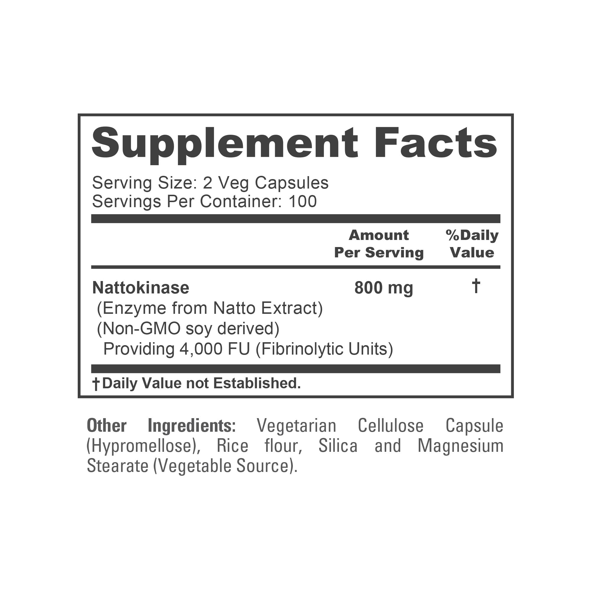 NusaPure nattokinase made in USA logo stresses quality manufacturing.