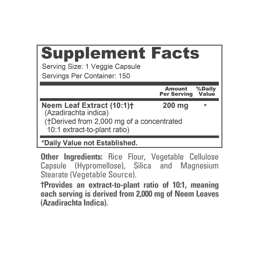 NusaPure Neem leaf extract sourcing from Azadirachta indica for 10:1 potency