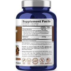 NusaPure pine bark capsules 400 mg with bark equivalent