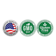 NusaPure gluten-free icon on label signals option