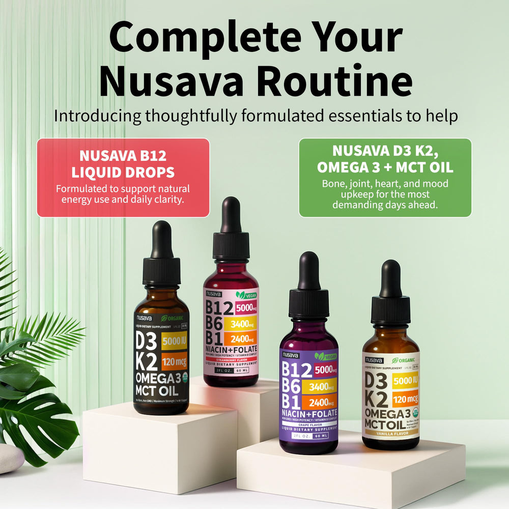 NUSAVA 80-serving bottle conveys long-term supply.