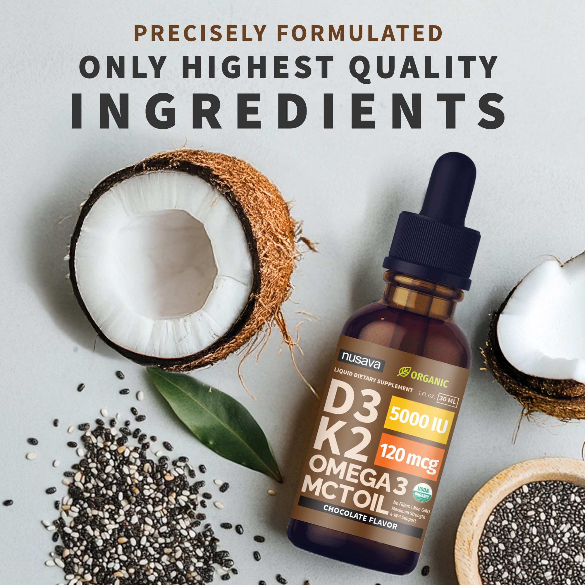 NUSAVA D3 K2 drops user taking liquid supplement comfortably