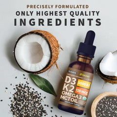 NUSAVA D3 K2 drops user taking liquid supplement comfortably