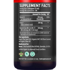 NUSAVA USA-made seal on bottle signaling quality and domestic production.