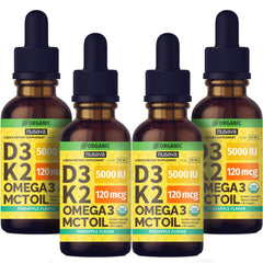 NUSAVA Vitamin D3 K2 drops bottle front view for daily wellness