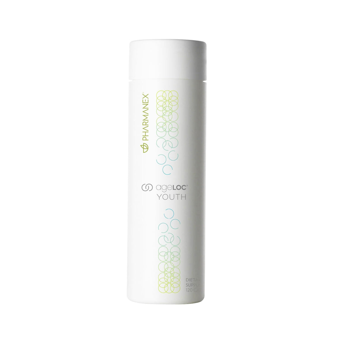 Nu Skin ageLOC Youth bottle front highlighting vitality support