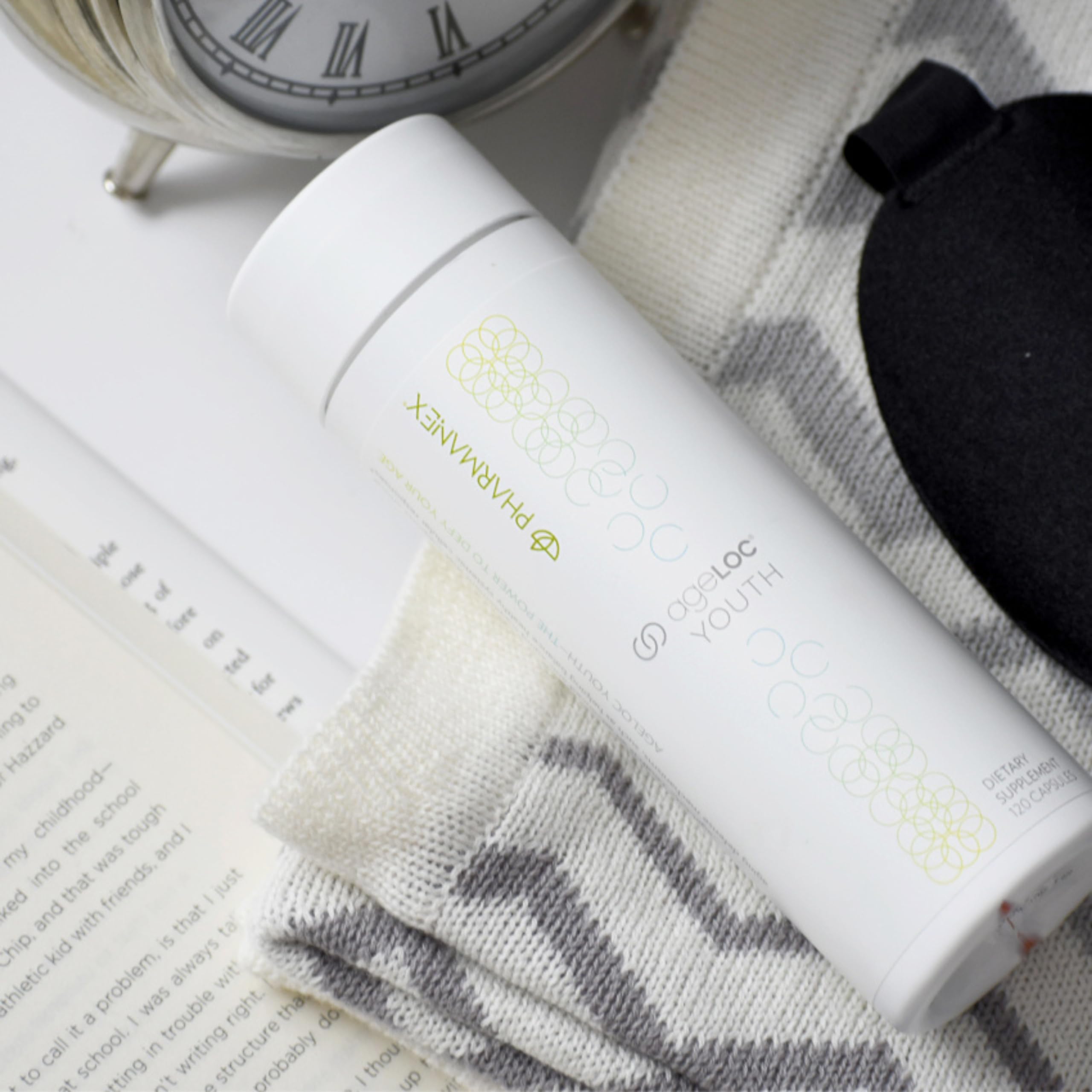 Nu Skin ageLOC Youth packaging emphasizing premium wellness solution