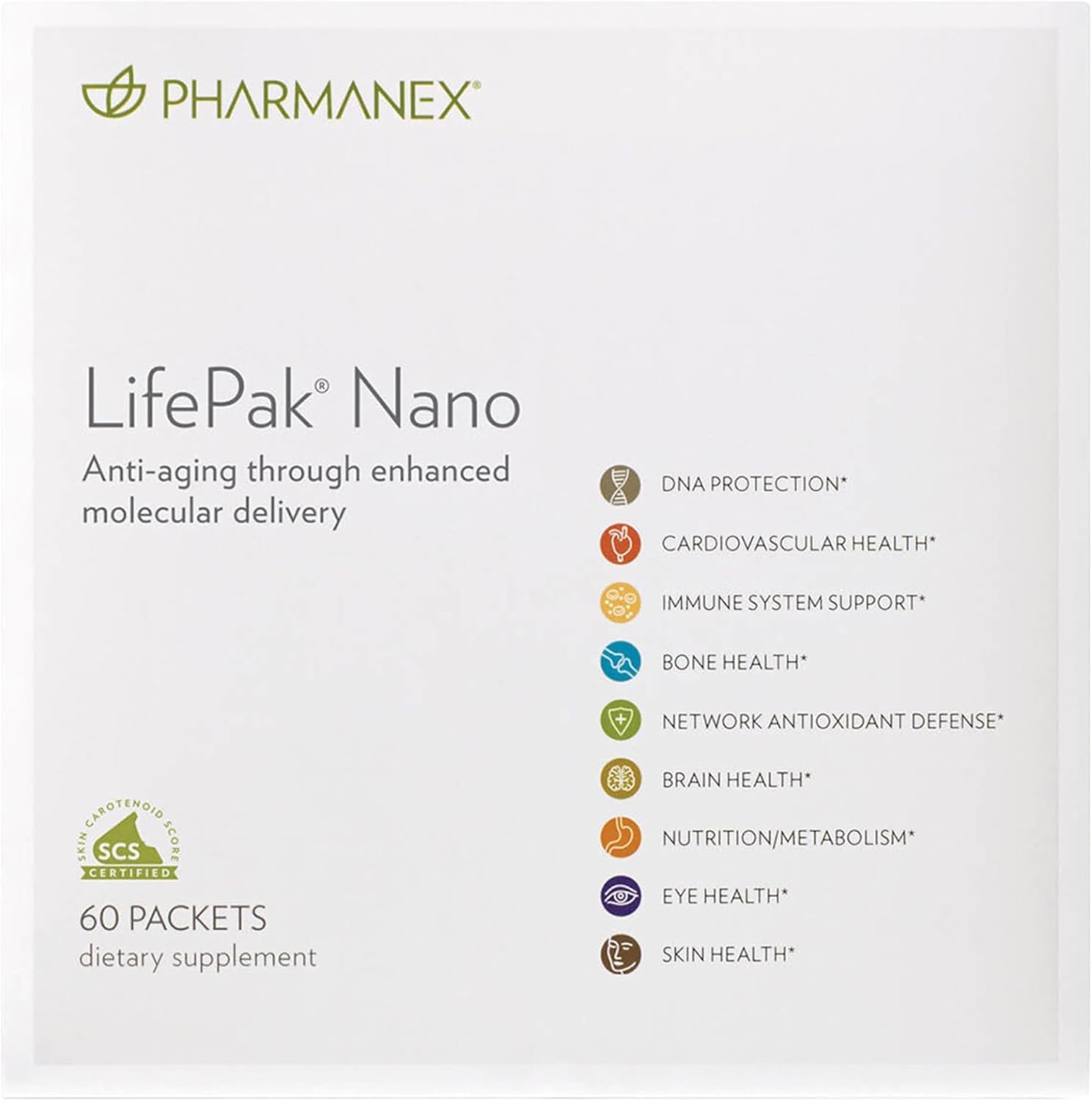 Nu Skin LifePak Nano daily packets for convenient on-the-go nutrition and consistency.