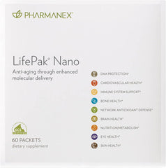 Nu Skin LifePak Nano daily packets for convenient on-the-go nutrition and consistency.