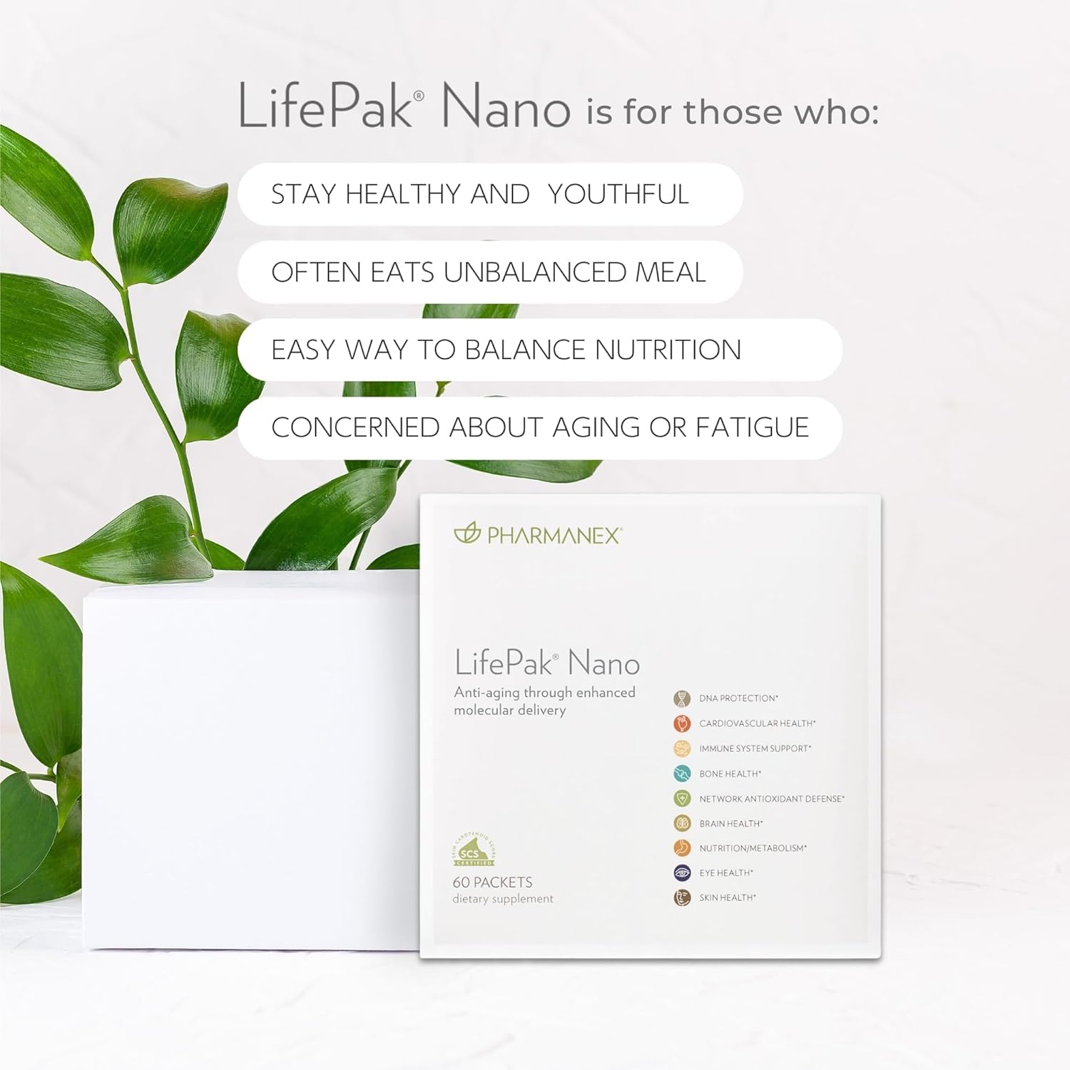 Nu Skin LifePak Nano on-the-go setup suitable for travel and workouts.