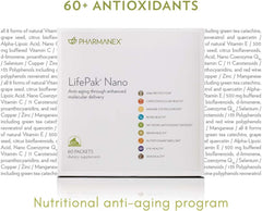Nu Skin LifePak Nano packet contents reveal compact capsules delivering targeted daily nutrients.