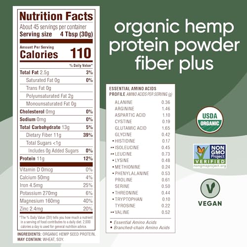 Nutiva hemp protein smoothie pour highlighting convenient daily smoothie use
