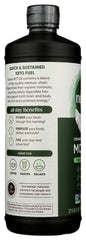 Oil drizzle on vegetables with Nutiva MCT Oil for easy nutrition.