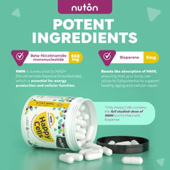 Nuton Happy Cells daily-dosage image encourages regular use.