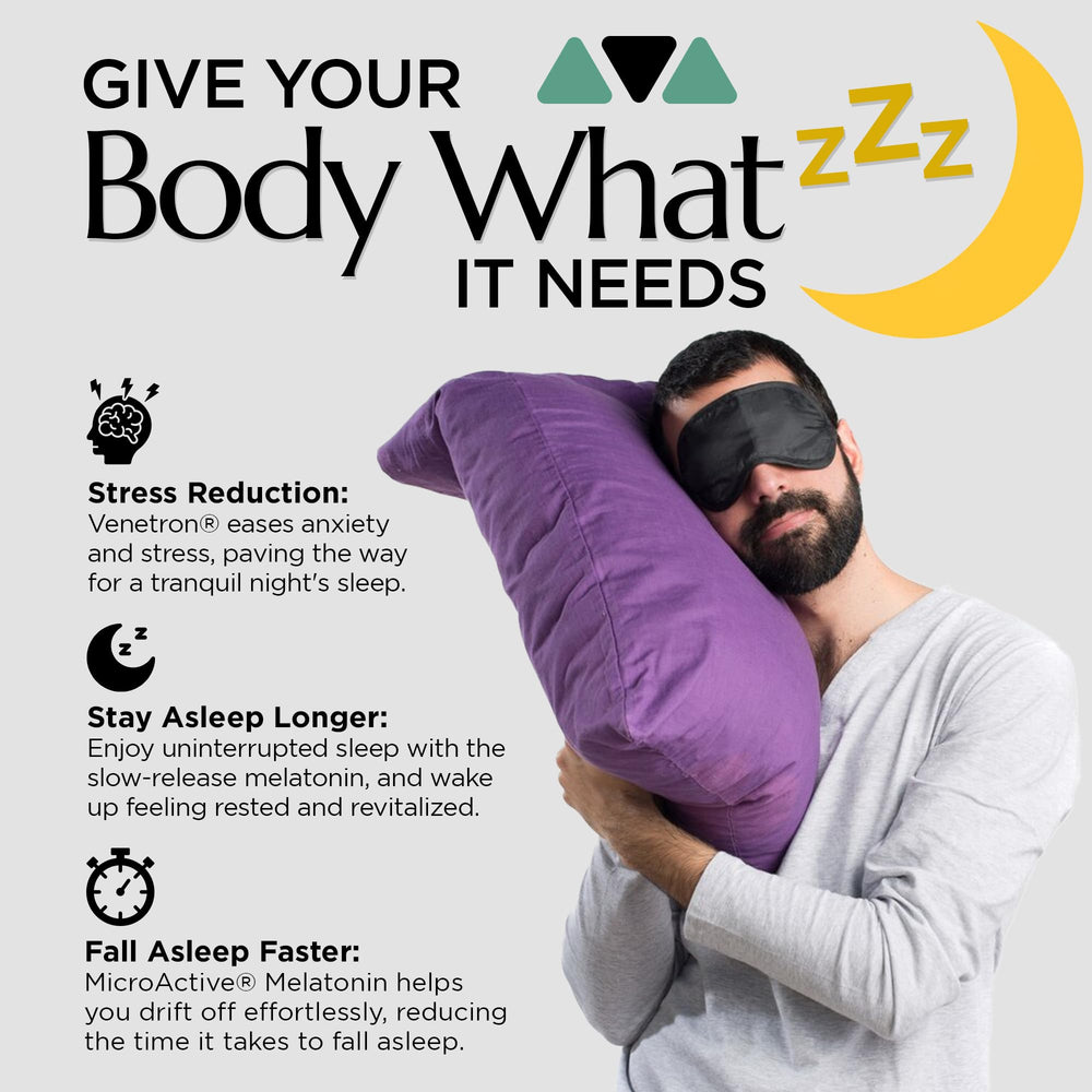 Nuton Happy Dreams ETAS asparagus extract visual emphasizes natural sleep support
