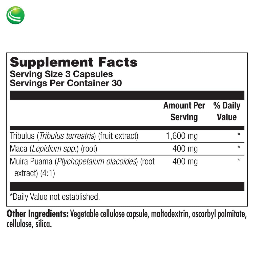 Nutra BioGenesis Andro Plus daily dose capsules shown in a 3 capsule serving.