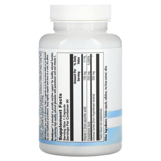 Nutra BioGenesis BioAdreno bottle display highlighting premium adrenal support formula