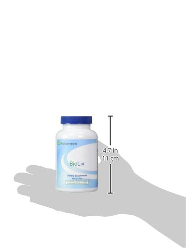 BioLiv capsules with glass of water signaling easy daily use.