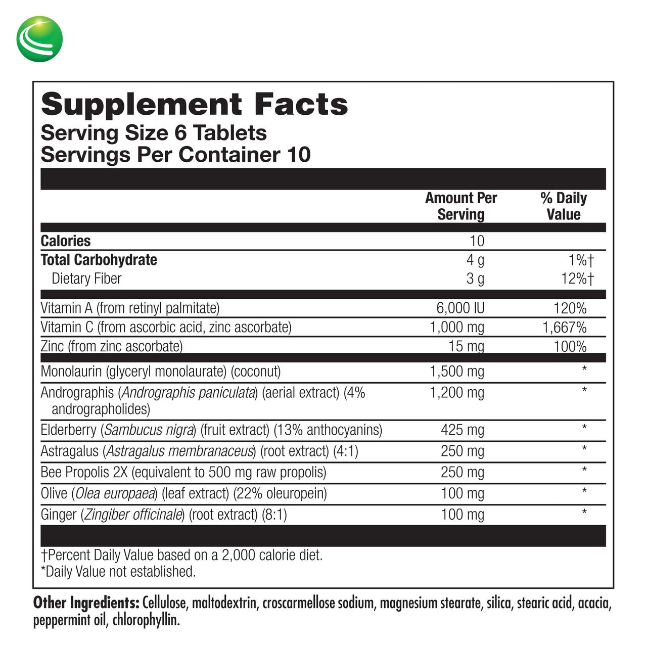 Nutra BioGenesis CompliVir bottle side-profile on a store shelf.