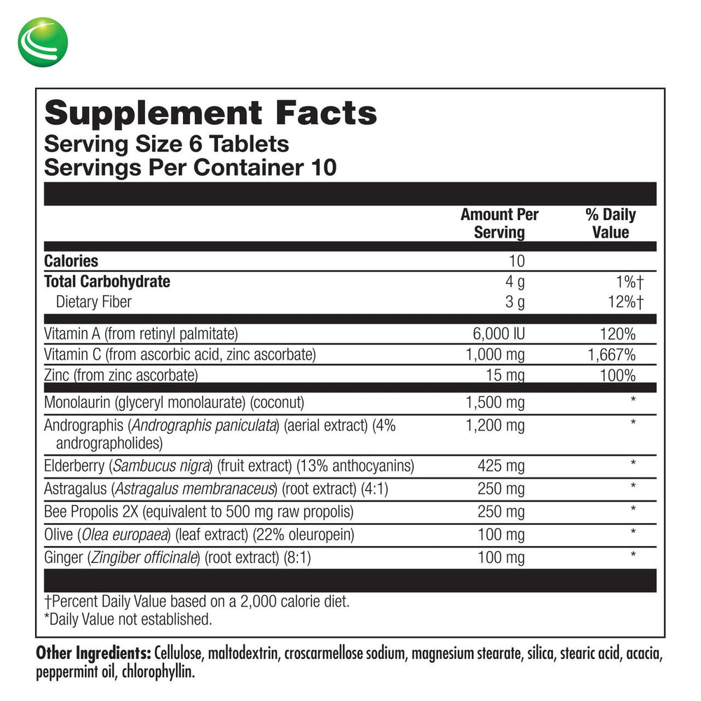 Nutra BioGenesis CompliVir bottle side-profile on a store shelf.