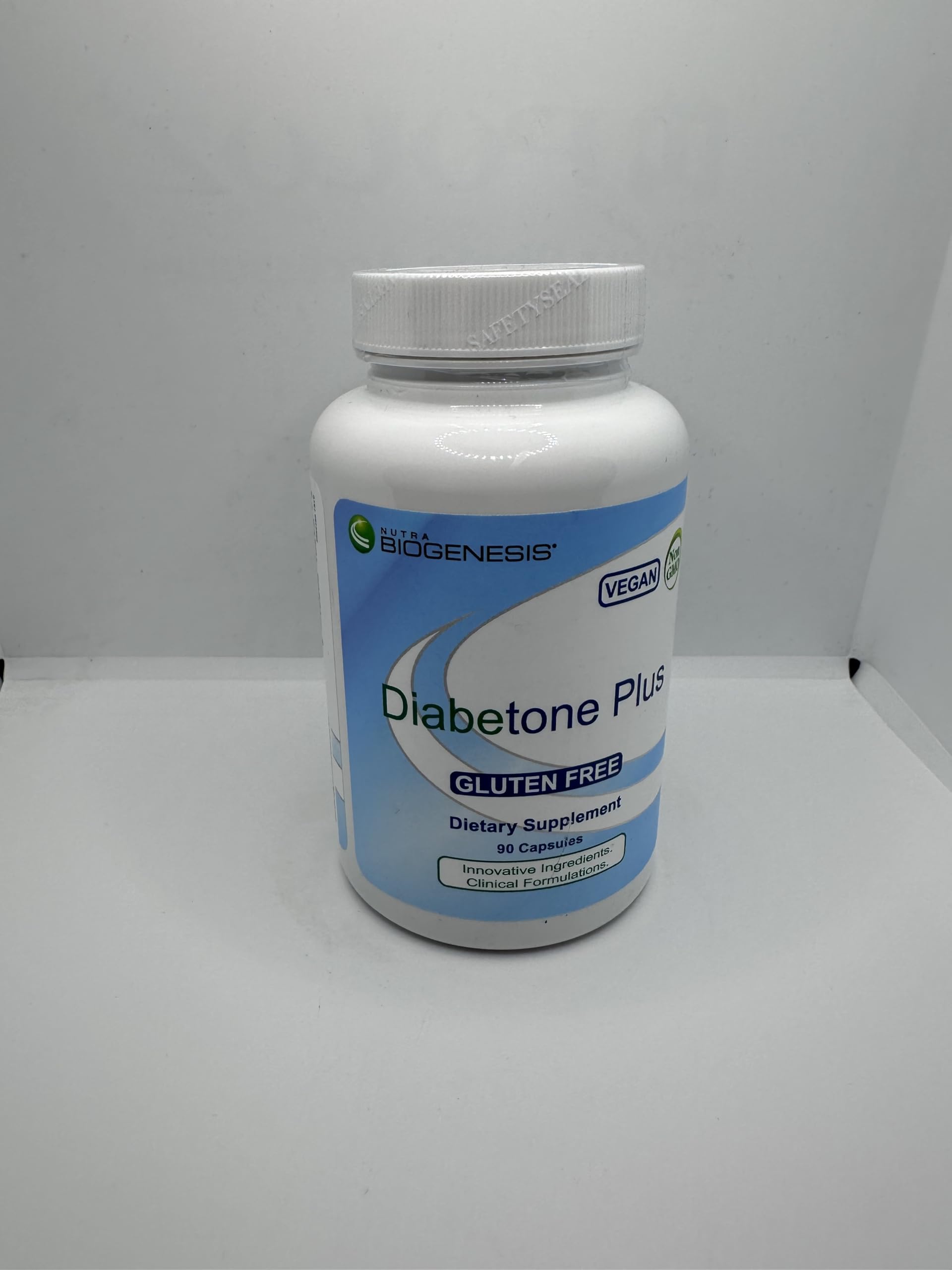 Nutra BioGenesis Diabetone Plus bitter melon ingredient on packaging.