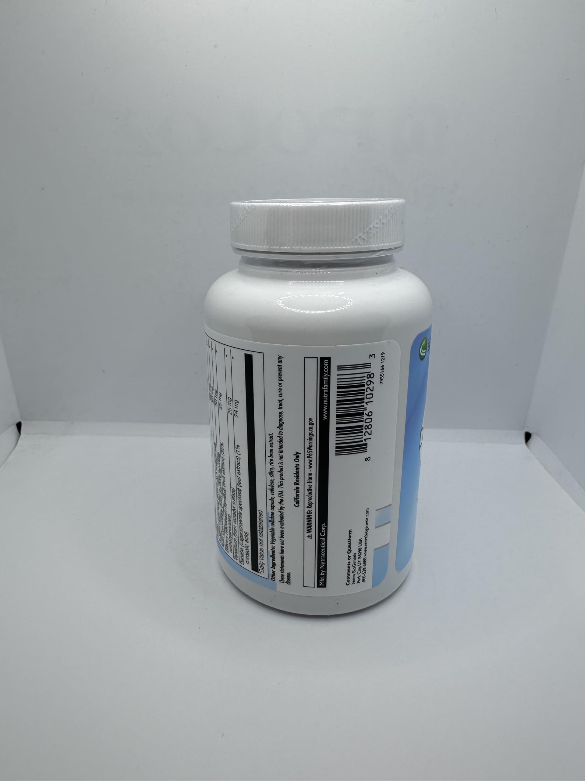 Nutra BioGenesis Diabetone Plus fenugreek seeds in ingredient list.
