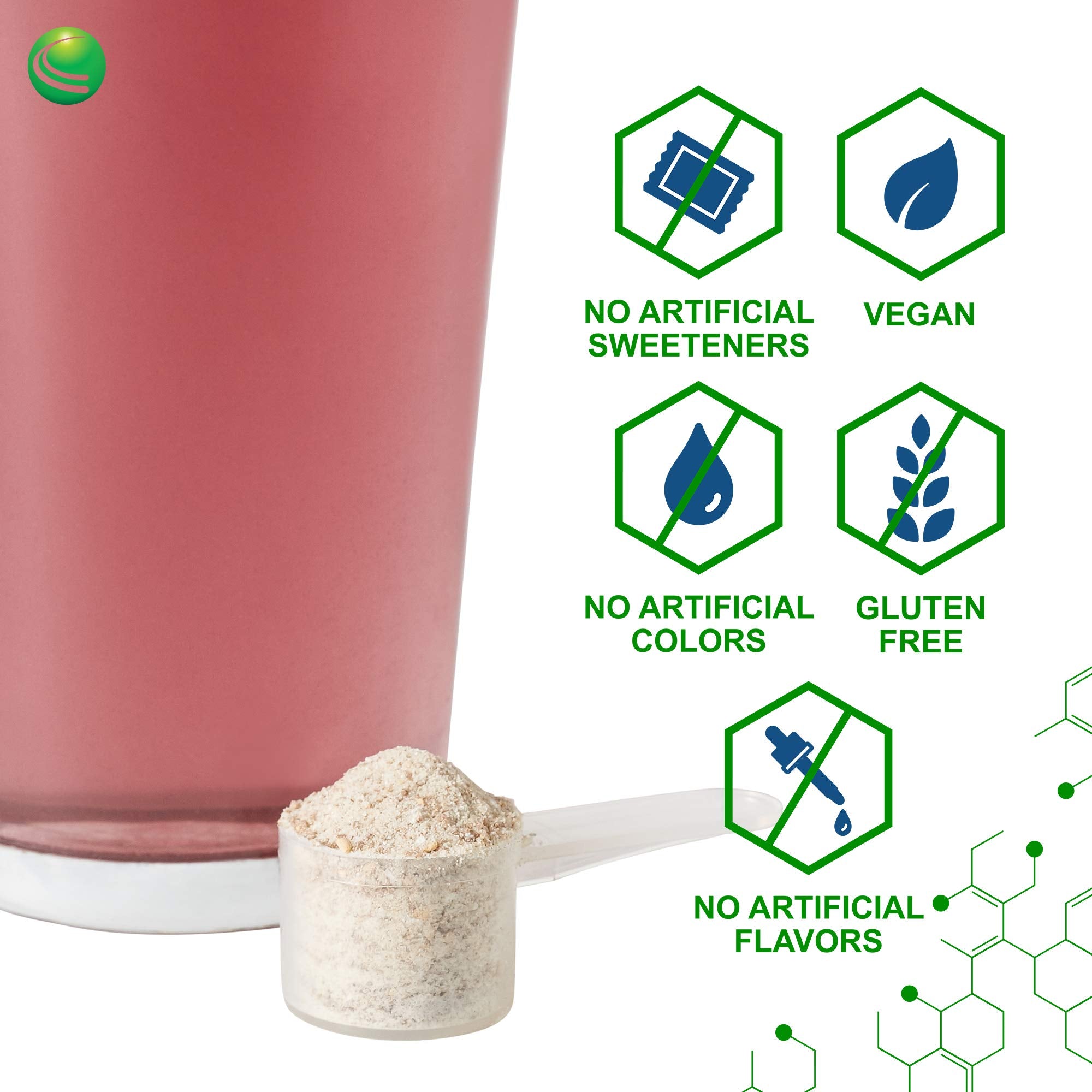 Nutra BioGenesis Focus Fizz scoop on the counter supports easy daily use