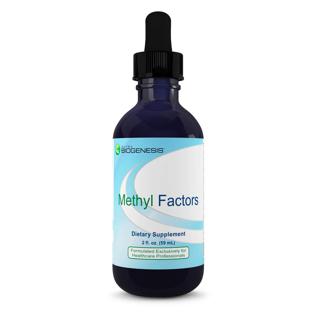 Nutra BioGenesis Methyl Factors bottle front showing energy support for daily wellness