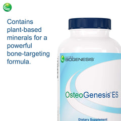 Nutra BioGenesis Osteogenesis lifestyle shot with adults taking capsules for daily wellness