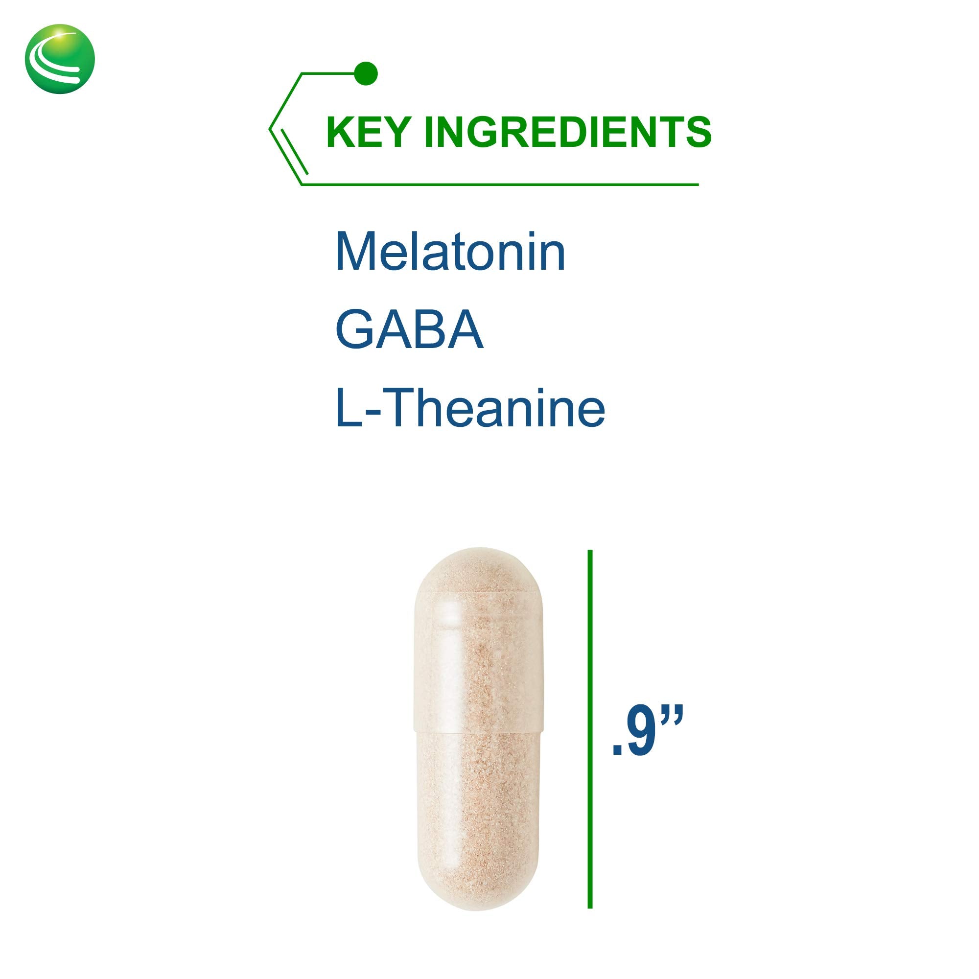 Nutra BioGenesis Sleep Factors melatonin ingredient highlight for nighttime support.