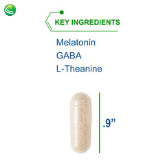 Nutra BioGenesis Sleep Factors melatonin ingredient highlight for nighttime support.