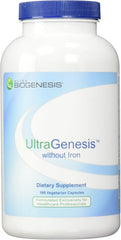 Nutra BioGenesis UltraGenesis bottle front for daily immune and bone health support.