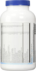 Nutrition label close-up detailing vitamins A, C, D, and zinc for daily support.