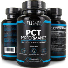 Nutra Simple PCT made in USA label signals quality you can trust.